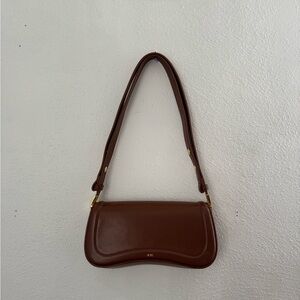 JW PEI Brown Minimalist Shoulder Bag